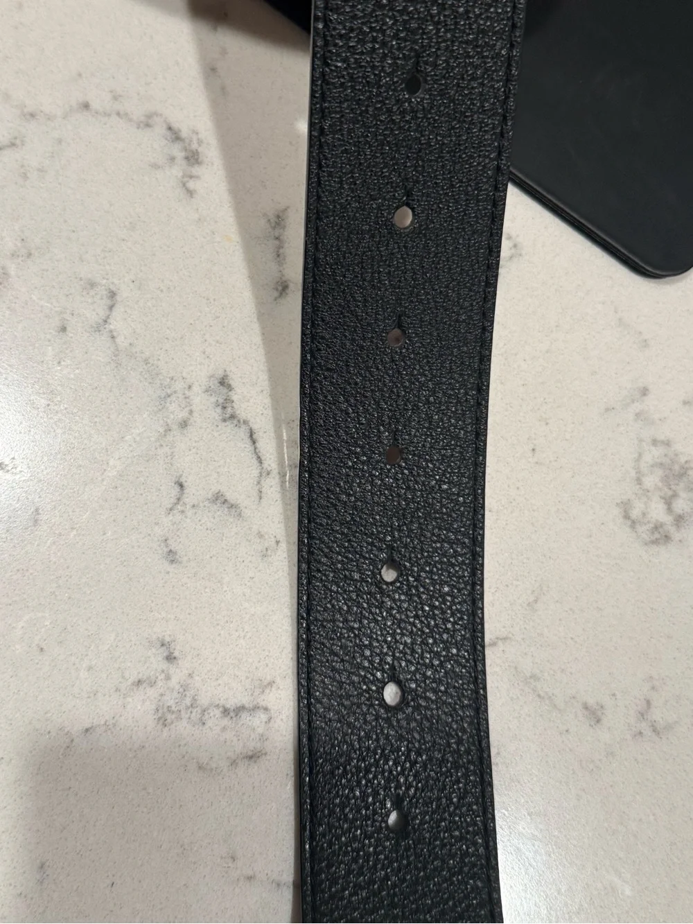 Tory Burch Brown Leather Belt with Gold Logo Buckle